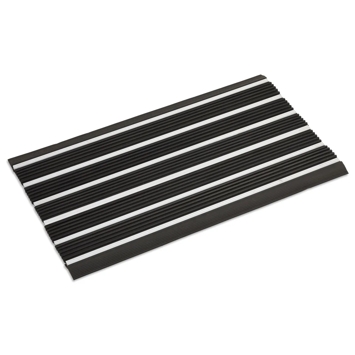 Alumat aluminum entrance mat with black rubber channels